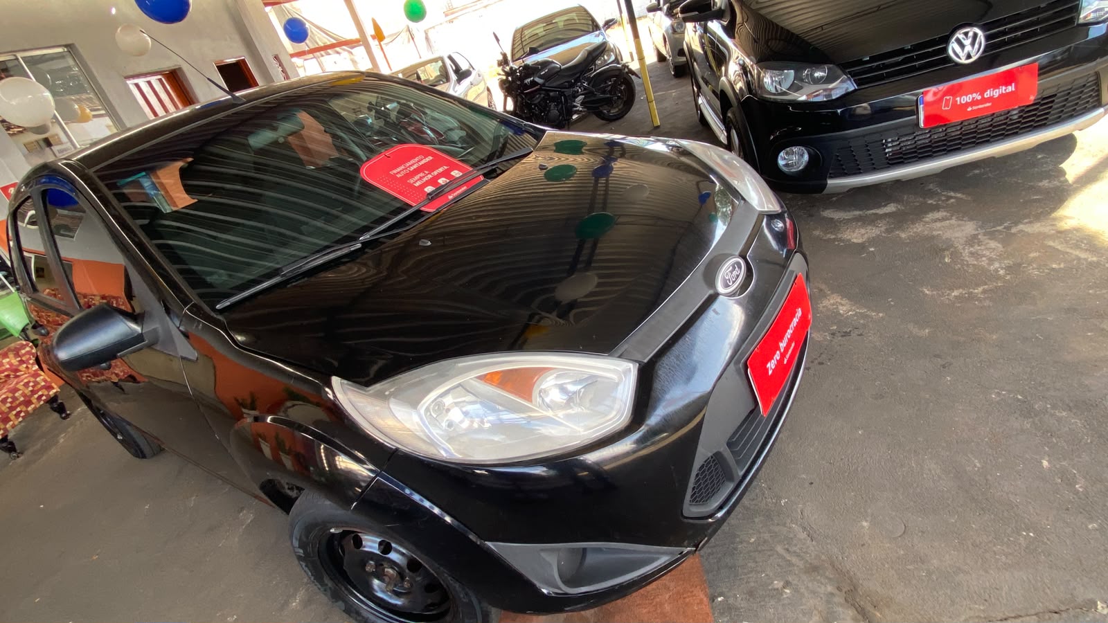 Oportunidade!!! Ford Fiesta 1.0 2013 Completo ( menos Dir) AR GELANDO, Financio 100% Pego Trocas - Imagem 3